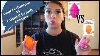 Real Techniques VS Original Beauty Blender| Norawwwh
