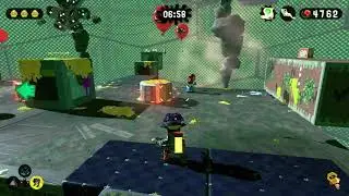 Octotrooper gets thrown for a loop. (Splatoon 2 Hero Mode)