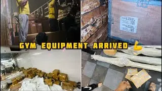 Finally Gym Equipment Delivered 💪 | Truck Unloading Vlog ❤️