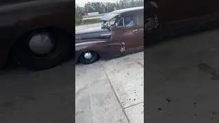 #classiccar #50&rsquo;s #chevrolet sitting on #airbagsuspension #lsswapped #with #boat in tow #youtuber