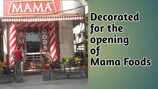 Decorated For The Opening  Of Mama Foods || Life With Hasnat Malik