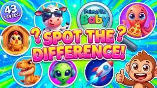 Find the Difference for Kids! 🕵️&zwj;♀️ Spot the Difference Game | Prime Flix Baby