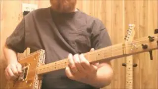 Denton Music - 5 positions of the blues scale on the New CBGuitar's