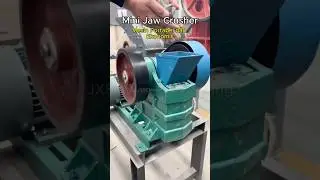 Mini Jaw Crusher #fyp #jawcrusher #mini #mining #stonecrusher #crusher #stone #gold #viral #machine