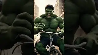 Hulk jeet gaya cycle race 🚴🏽#ai #hulk #shorts #viral