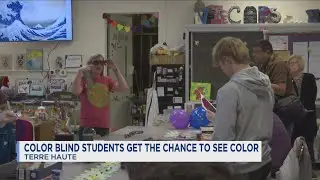 Color blind students get the chance to see color