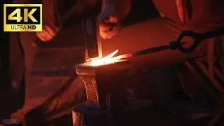 Rhythm of the Anvil | Blacksmith ASMR for Sleep | 4K
