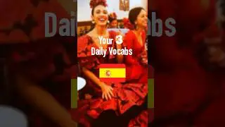 3 Easy Spanish Words: Society #learnspanish #spanishwords #daily