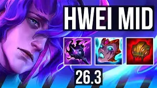 HWEI vs MALZAHAR (MID) | Good KDA: 11/1/10, 6k gold comeback | KR Master | 26.3