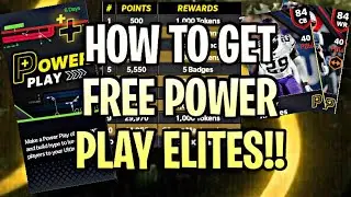 HOW TO GET TONS OF FREE POWER PLAY ELITES!! Madden Mobile 21