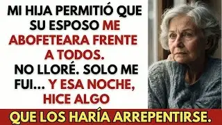 Mi Hija Dejó Que Su Esposo Me Abofeteara En La Mesa… Y Siguió Comiendo Como Si Nada
