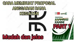 Cara membuat proposal anggaran dana kegiatan part 1