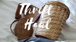 THRIFT HAUL- HOME DECOR// BASKET WALL-JUN 2018