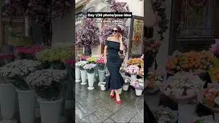 How to Pose Perfectly with Flowers - Easy Tips #Shorts