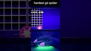 Geometry Dash: World's HARDEST Spider #shorts