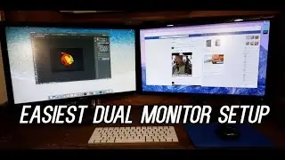 Dual Monitor Setup 2016 (Asus  Monitor Setup/Mac)
