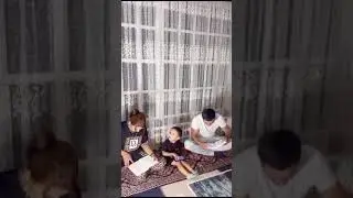 children learn from elders..the most interesting viedo❤