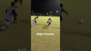Soccer training at night #shorts #football #fyp