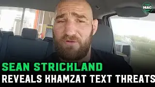 Sean Strickland reveals text threats with Khamzat Chimaev: 