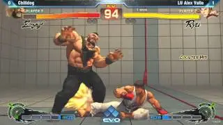 [EVO 2012 SSFIV AE] Chilldog (Zangief) vs LU Alex Valle (Ryu)