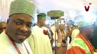 Oba Elegushi and Oluwo of Iwo Dance at Olayinka Afolabi and Abisola Omisade Wedding