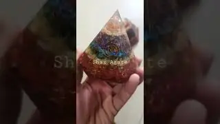 7 chakra orgone Pyramind from Shaz Agate.