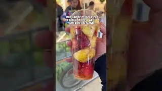 Тайский соленый фруктовый стаканчик в Burwood Plaza! Столько фруктов на выбор #меставСиднее #burwood