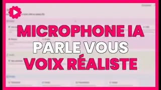 SANS MICROPHONE ? Cette IA PARLE pour VOUS avec une VOIX R&Eacute;ALISTE