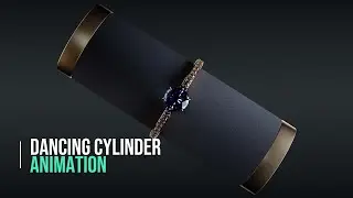 Dancing Cylinder — Sapphire Ring