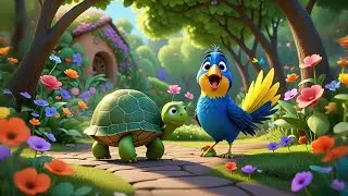 Tutu Turtle Walks Slowly | Gentle Nursery Rhyme for Kids | Baby Songs and Learning Fun