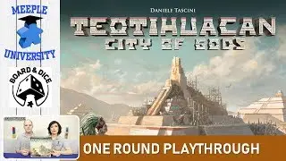 Teotihuacan City of Gods Board Game – One Round Playthrough (No time? check short playthrough here)