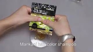 Mankani hair color shampoo show you how to dye your hair color easy, fast and no damage to your hair