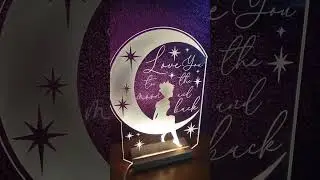 custom acrylic night lights $25 (plus shipping) #support #local #custom #showandstorydesign #small