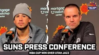 Jordan Ott On Devin Booker's Leadership SHOWING UP In Utah Jazz Win
