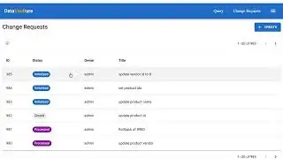 DataVaulture Change Request Demo - Safe Database Changes with Preview, Approval & Rollback