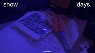 show-days as props manager for the price of freedom [pt.3]