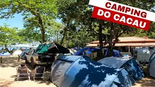 VEJA O ACESSO AO CAMPING–PRAIA- ESTRUTURA DO CAMPING DO CACAU – PRAIA DE SANTIAGO –SÃO SEBASTIÃO SP