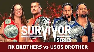 RK-Bro vs. The Usos ! WWE Survivor Series 2021 FULL MATCH  ✔  #wwe #wwelive