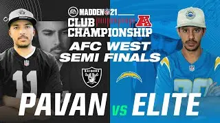 4x Champ Pavan & the Elite 🅳🅴🅵🅴🅽🆂🅴 | Pavan vs Elite | AFC West Semifinal | Madden 21
