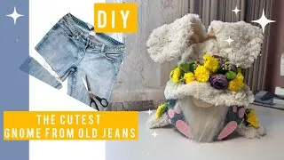 Easter Bunny Gnome with Dandelion Decor &ndash; DIY