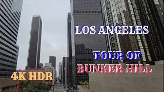 Walk Tour of  Downtown LA and the Westin Bonaventure Hotel Lobby.