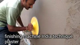 plaster ka machine Plaster finishing machine India technique plaster @rahulrajmistri6482