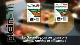 Grilles de cuisson barbecue d&eacute;coupables et lavables