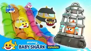 &iexcl;Atrapemos a Tibur&oacute;n Beb&eacute; Ladr&oacute;n! | Juguete de Auto Tibur&oacute;n Beb&eacute; al Rescate | Baby Shark en espa&ntilde;ol
