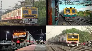 All Types Of Upgraded Colourful Emu Local Train Compilation Eastern Railway