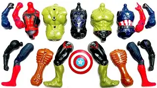 AVENGERS TOYS MARVEL'S HULK SPIDER-MAN SIREN HEAD CAPTAIN AMERICA BLACK PANTHER SUPERHEROES TOYS
