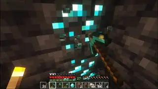 Minecraft LongPlay | Relaxing Mining and Cave Mineshaft Exploration (No Commentary)