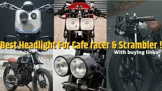 Best Headlight For Your Cafe Racer and Scrambler Built