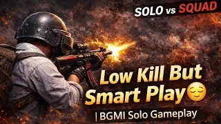 Low Kill But Smart Play 😌 | BGMI Solo Gameplay&rdquo;