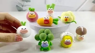 DIY | How to make realistic miniature vegetables using polymer clay